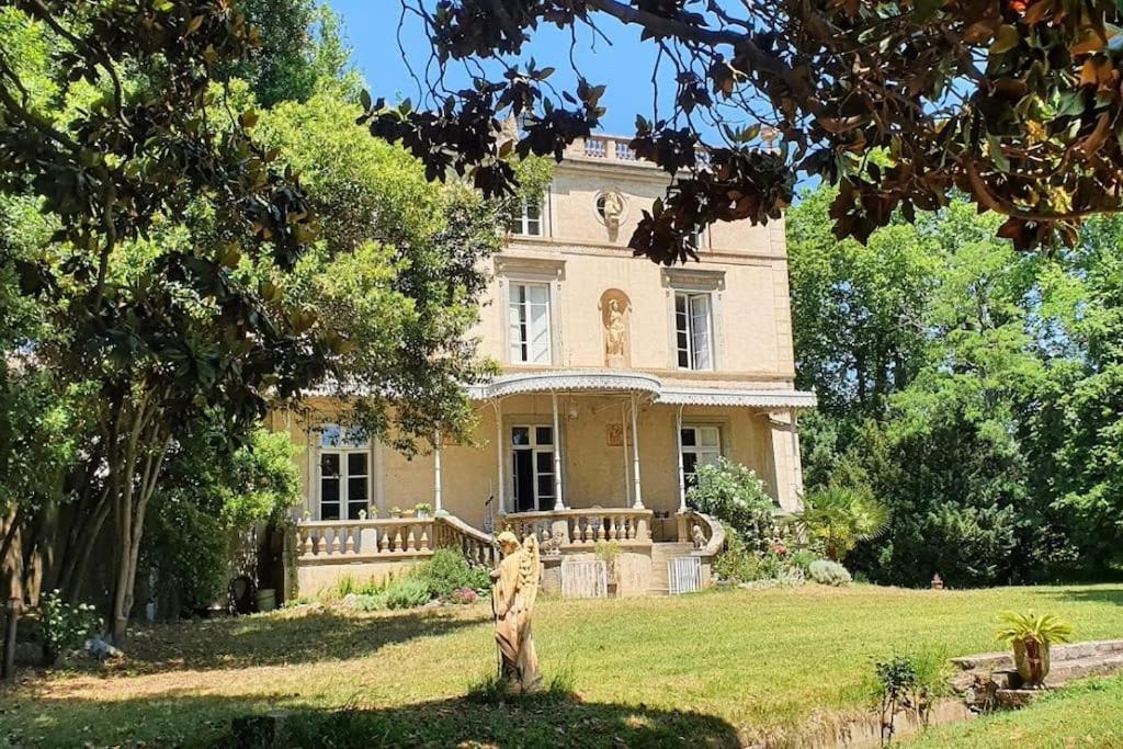 Gite De 420 Metres Carres Dans Chateau L'Ange Au Violon Jusqu'A 13 Couchages Conques-sur-Orbiel Bagian luar foto
